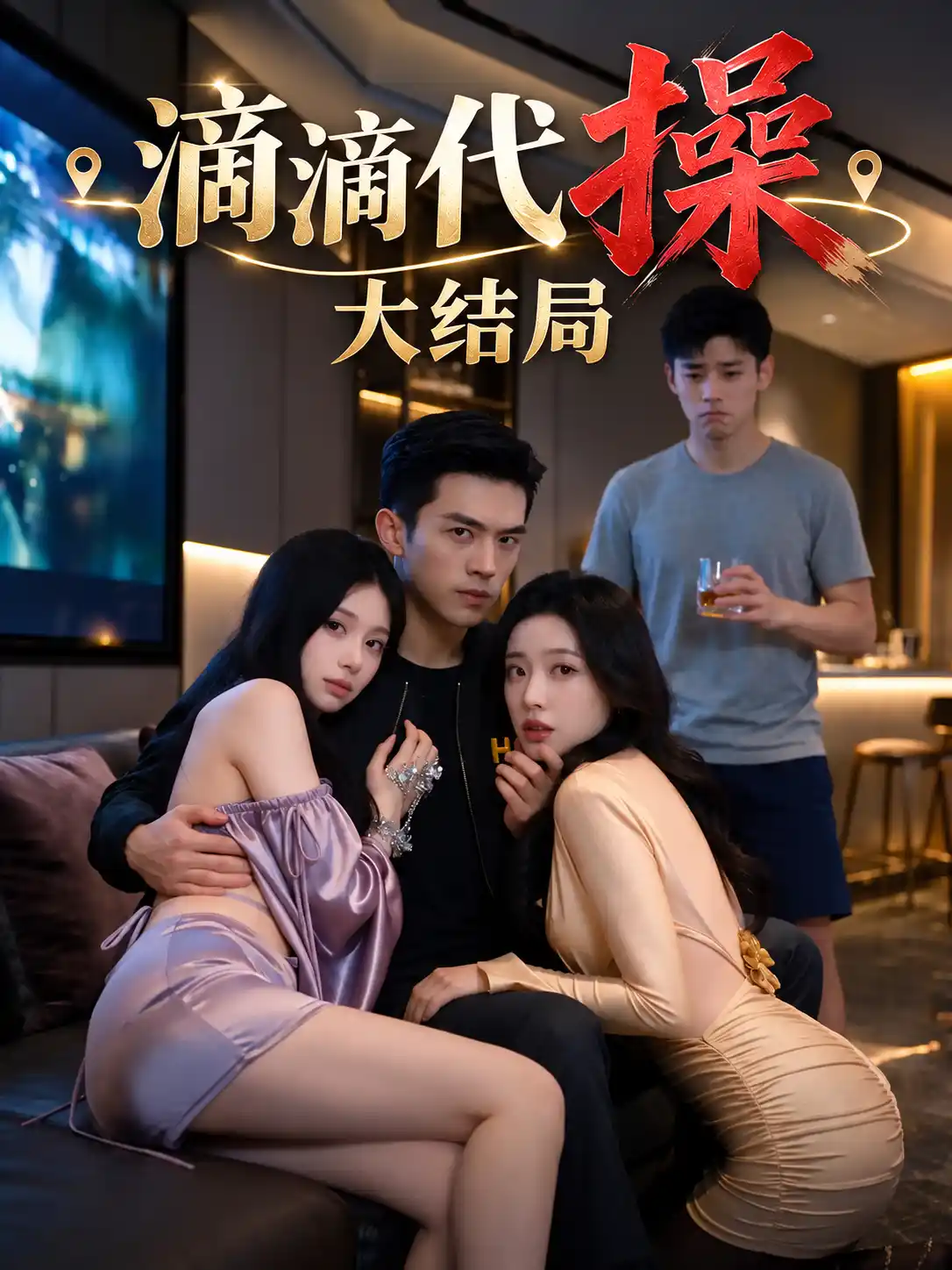 赤果短剧《滴滴代操大结局》都市反转海报